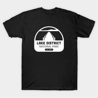 Lake District National Park Logo Badge Design T-Shirt